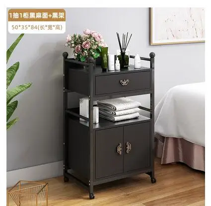 Beauty salon multi-functional cart barber shop special mobile instrument storage rack nail tool car white