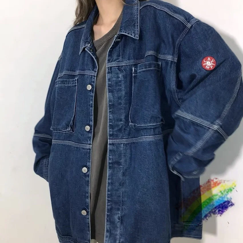 Giacca di jeans lavare vecchio spacco C. E cappotto in tessuto spesso per  uomo/donna|Jackets| - AliExpress