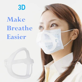 

20PCS 3D Mouth Mask Support Breathing Assist Help Mask Inner Food Grade Silicone Mask Holder Mask Bracket Face Skin Care Tools