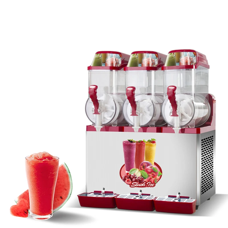 

Buy cheap wholesale large capacity 12L x3 granita juice ice frozen drink slush machine with mixing beater