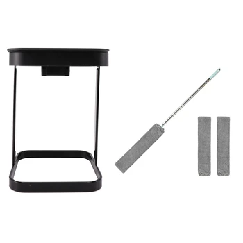 

HOT 1pcs Office Small Garbage Bin Desktop Trash Can & 1pcs Dust Brush Long Handle Mop Bedside Flexible 40 to 54 Inch