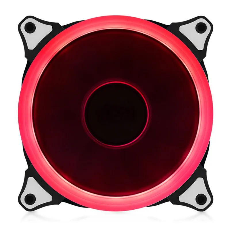 Computer Eclipse 120mm LED Fan 120mm Fan Red Blue Green Light Guide Ring Newly Hot