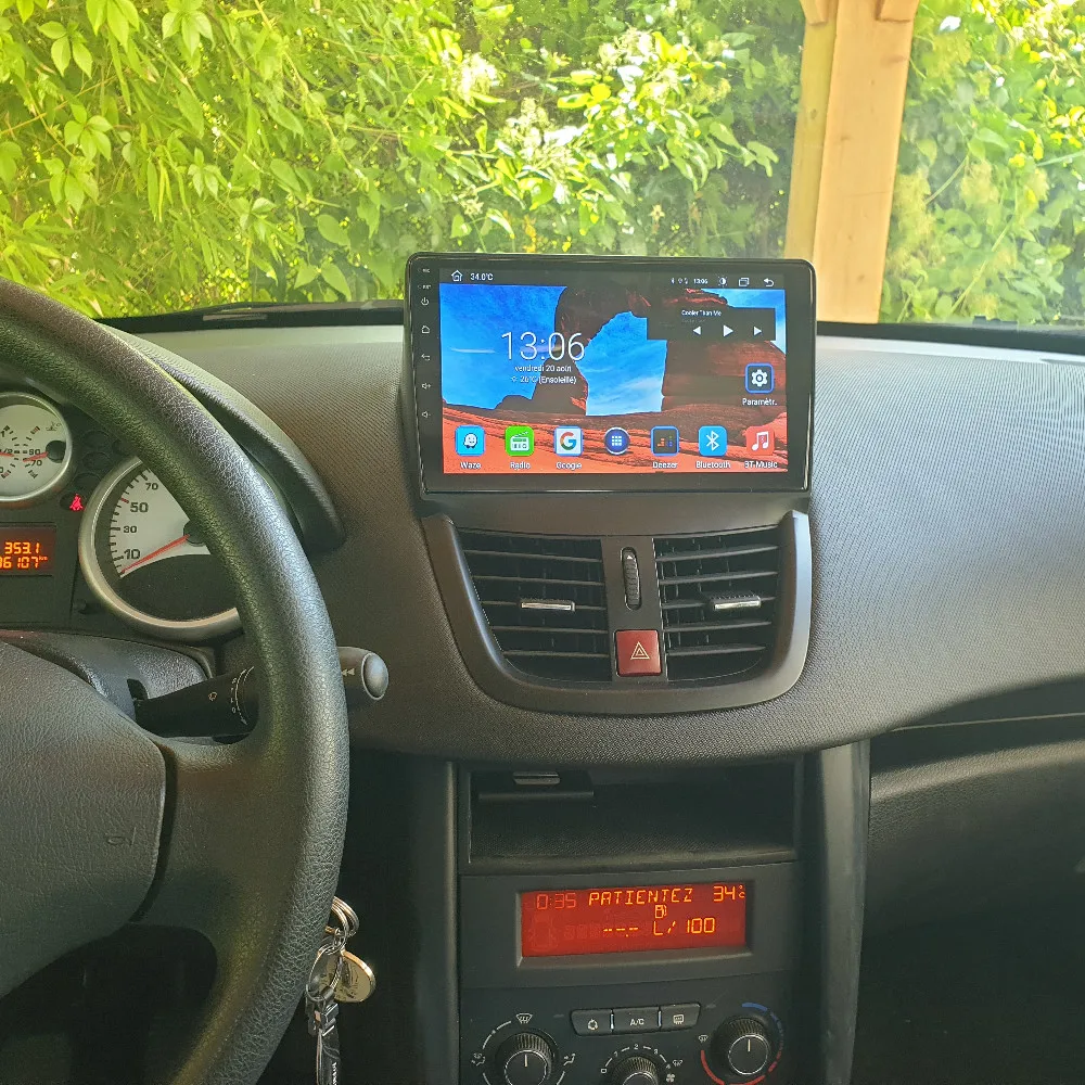 

Android 11 6 + 128 Гб для Peugeot 207 2006 2007-2015 IPS HD экран радио Автомобильный мультимедийный плеер GPS Навигация Аудио Видео