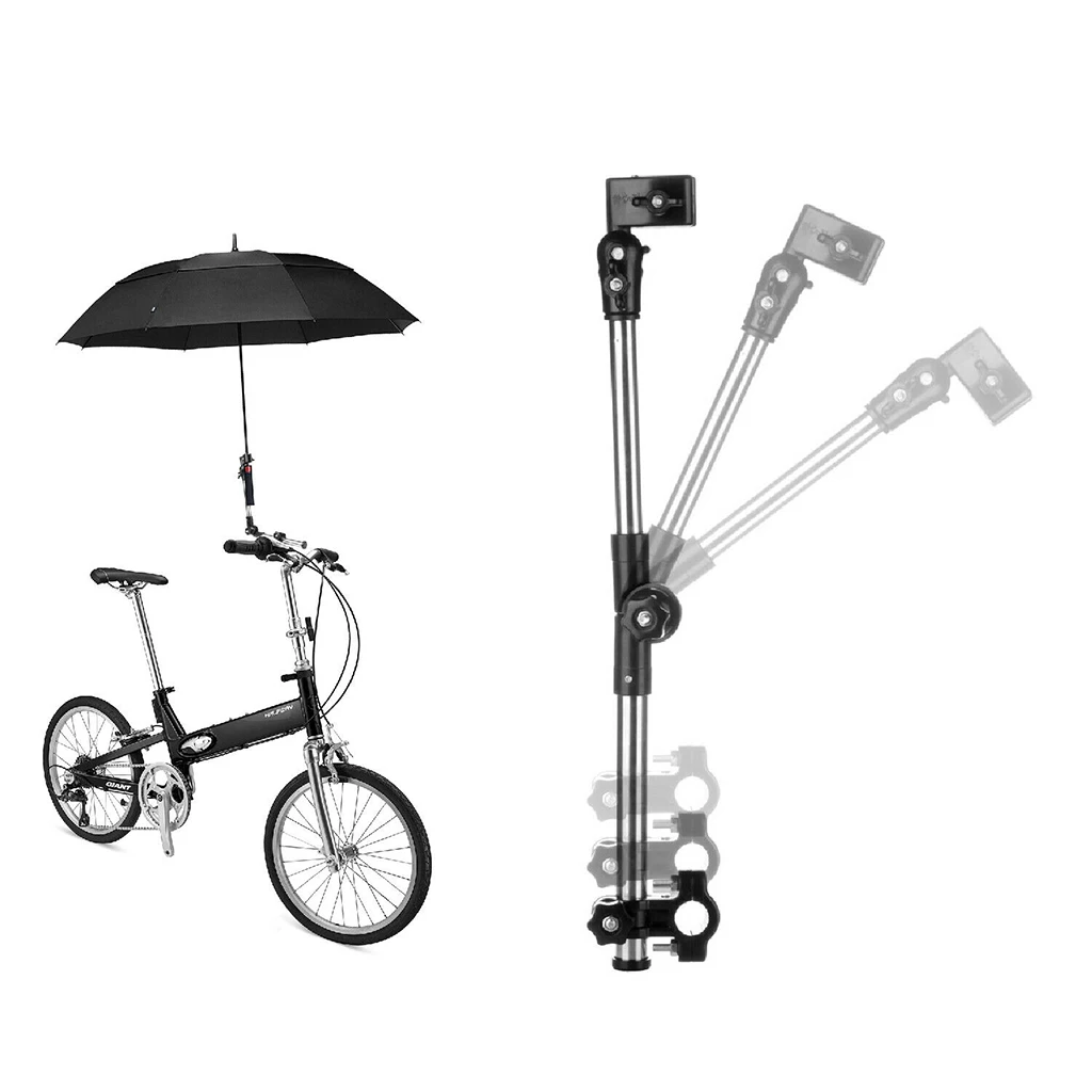 Soporte para paraguas de bicicleta, silla de paseo para soporte plegable para de ruedas, Parasol, soporte de extensión|Espejos de bicicleta| - AliExpress