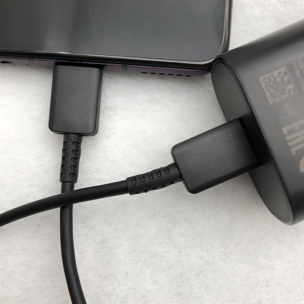 Samsung Note 10 супер быстрое зарядное устройство PD PSS 25 Вт Супер адаптер питания для быстрой зарядки кабель type-c для Galaxy Note10 pro S10 Mi 9 K20
