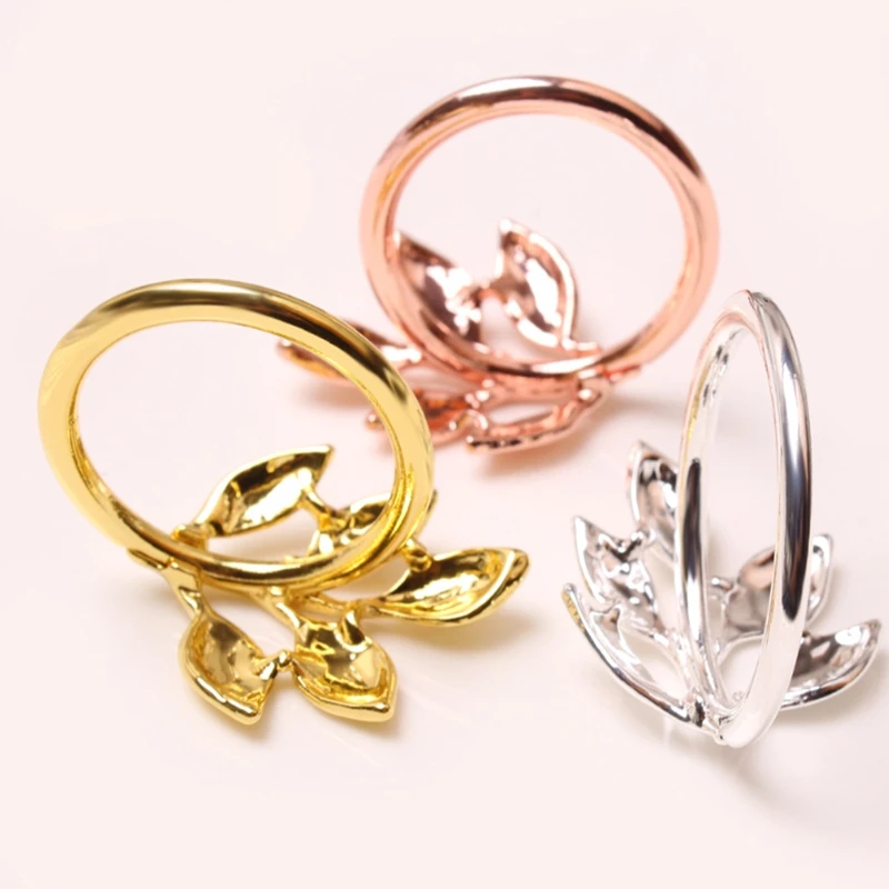 

Кольцо для салфеток в форме листа, украшение для свадьбы, банкета вечерние, стола, дома