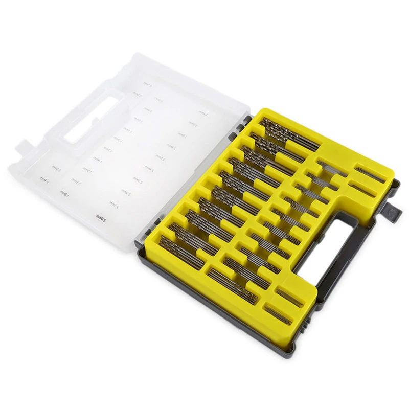LAMEZIA 150pcs 0.4mm-3.2mm Hss Micro Twist PCB Center Drill Bit Kit Set Mini Small Precision Power Craft Hole Maker With Case