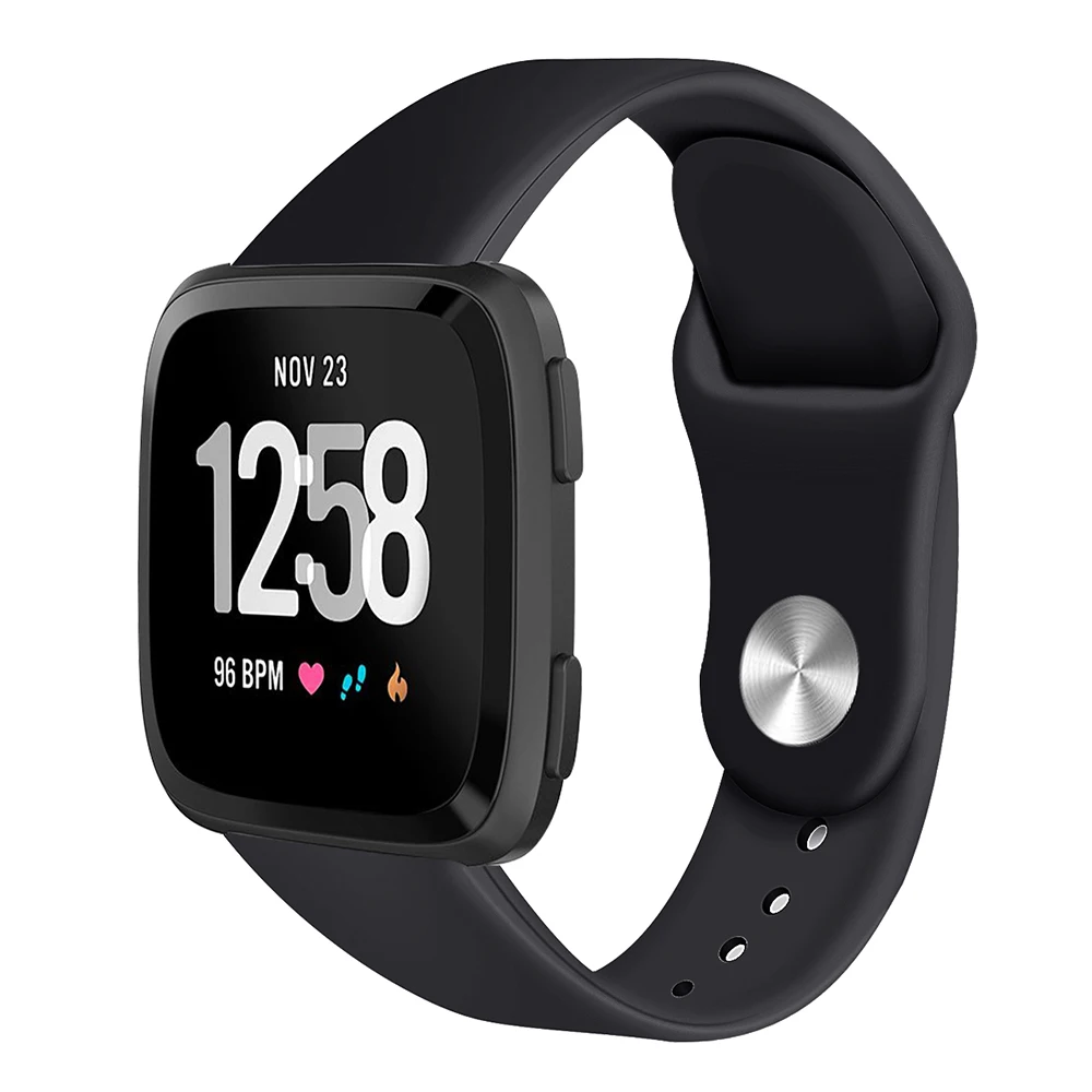 Hangrui Мягкие силиконовые умные часы ремешок для Fitbit Versa ремешок обратный Спортивный Браслет для Fitbit Versa Lite ремешок