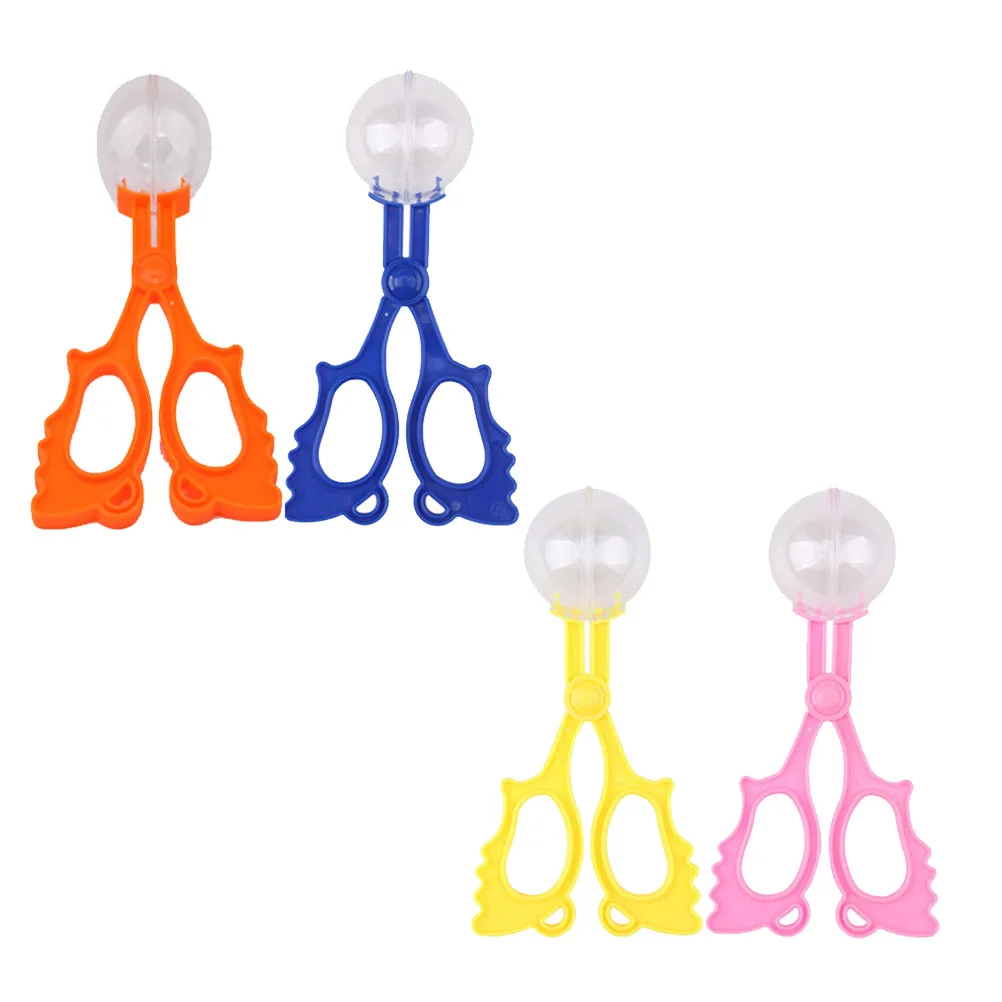 Цветные щипцы для насекомых 4 шт. зажим ножницы уличные игрушки детей (синий +