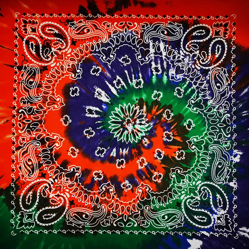 New Fashion Hip Hop 100% Cotton Bandana Square Scarf 55cm*55cm Black Red Paisley Headband Printed For Women/Men/Boys/Girls - Image 16