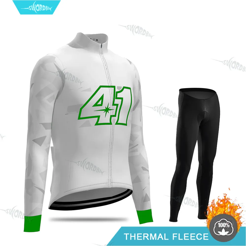 Bib Cycling Set Зимняя одежда для велоспорта GOBIKING Pro Team, комплекты Джерси для велоспорта MTB, термальный флисовый костюм для шоссейного велоспорта, Ropa куртки Ciclismo - Цвет: Bib Cycling Set