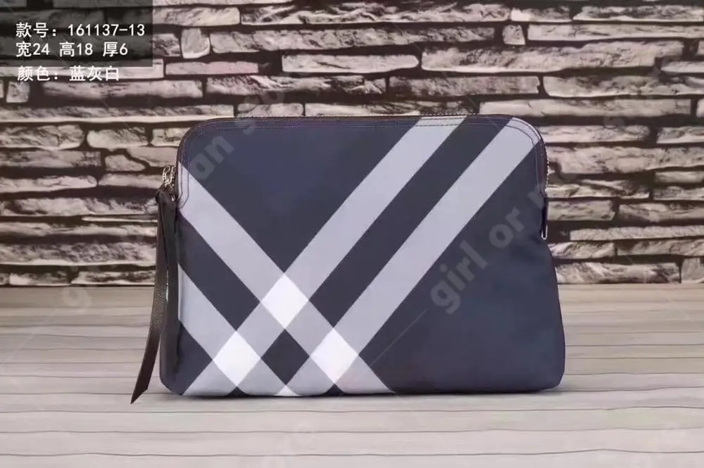 

Luxury for man hand bag 2019 fashion designer wallet holder lady bags Waterproof cloth Canvas