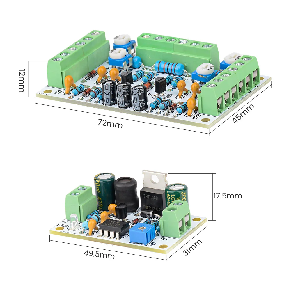 Aiyima-kit de Driver Fluorescente para Áudio Amplificador de Nível Canal Duplo Baixa Tensão 12v 6e2 - Image 3