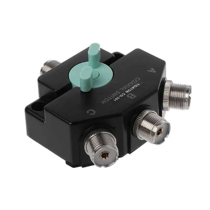CX 310 C0 301 Heavy Duty Wideband 3 Way Adapter Coaxial Switches with Connectors Electronic Accessories 5