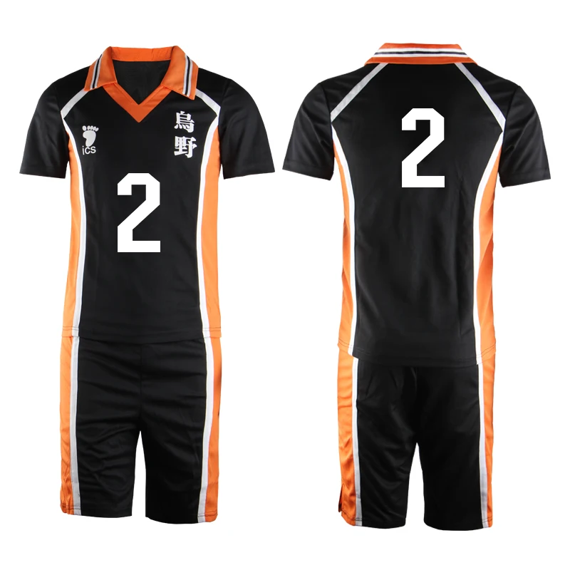 Haikyuu No.2 Koushi Sugawara Джерси Haikyu рубашка и брюки Karasuno школьная форма аниме косплей