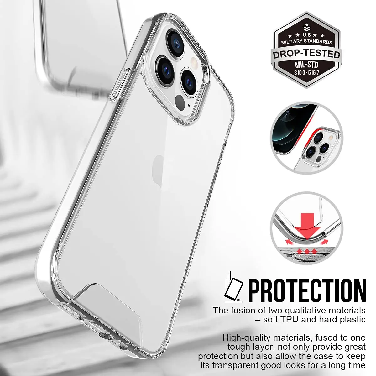 Capa iPhone 15 Plus Anti Choque Space