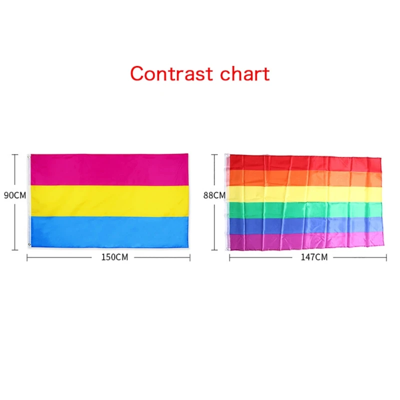 90*150 см ЛГБТ Прайд флаг мира для украшения баннер, флаг государственные флаги домашнее украшение, подвесные флаги гербовых цветов