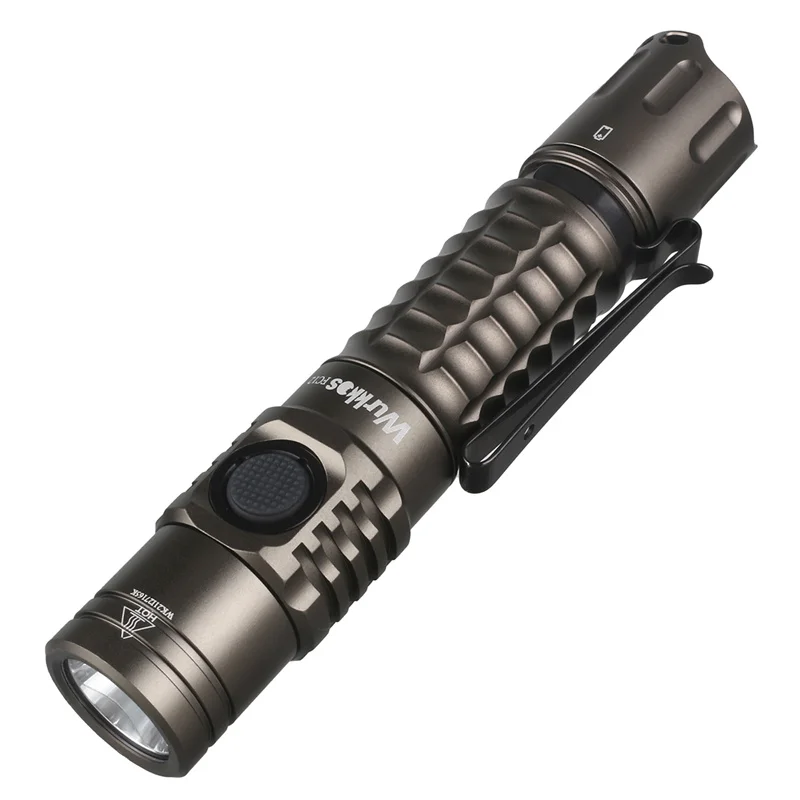 quality flashlights Wurkkos FC12 Rechargeable Torches Tactical Flashlights LED 18650 SFT40 2000lm ATR Power Indicator USB-C IPX8 EDC Camp Lighting custom flashlights Flashlights