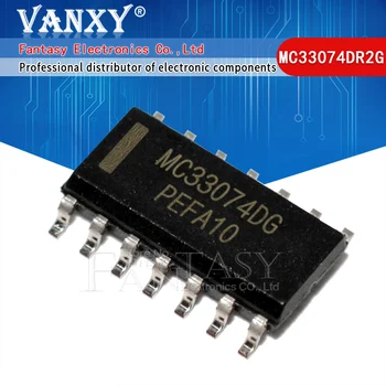 

5PCS MC33074DR2G SOP14 MC33074DR SOP MC33074 MC33074DG SOP-14 MC33074D