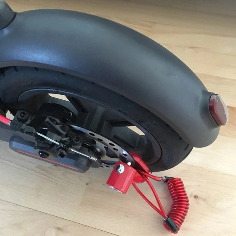 Electric Scooter Accessories Disc Brakes Lock Steel Wire For Xiaomi M365 1S Pro Universal