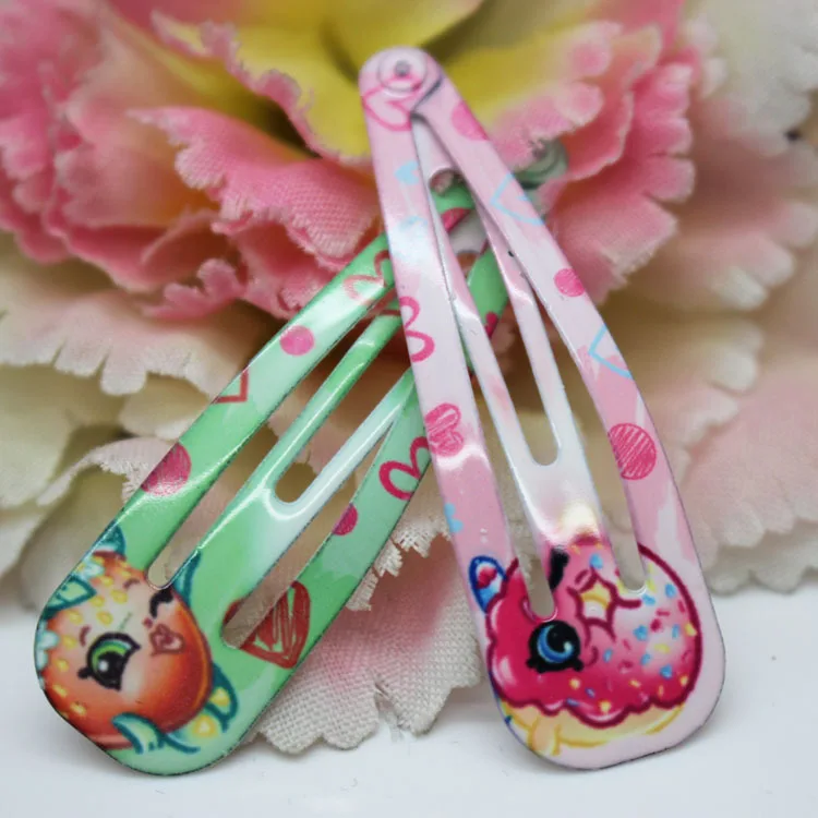 Disney cartoon Frozen children hair clip doll accessories Elsa hair pin bow headwear girl birthday gift princess kid head clip