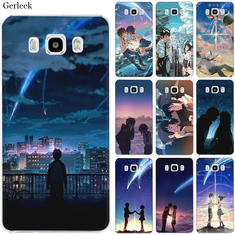 

Mobile Phone Case For Samsung J1 J2 J3 J5 J6 J7 Prime Hard Cover Anime Your Name Kimi No Na Wa Shell