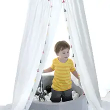 Элегантный купол москитная сетка Ins Красочные Кисточкой балдахин занавес москитный навес от насекомых защитный навес кровать, палатка