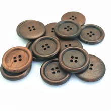 25 шт. деревянные пуговицы в стиле ретро 30 мм|wooden button mm|wooden buttonsbuttons