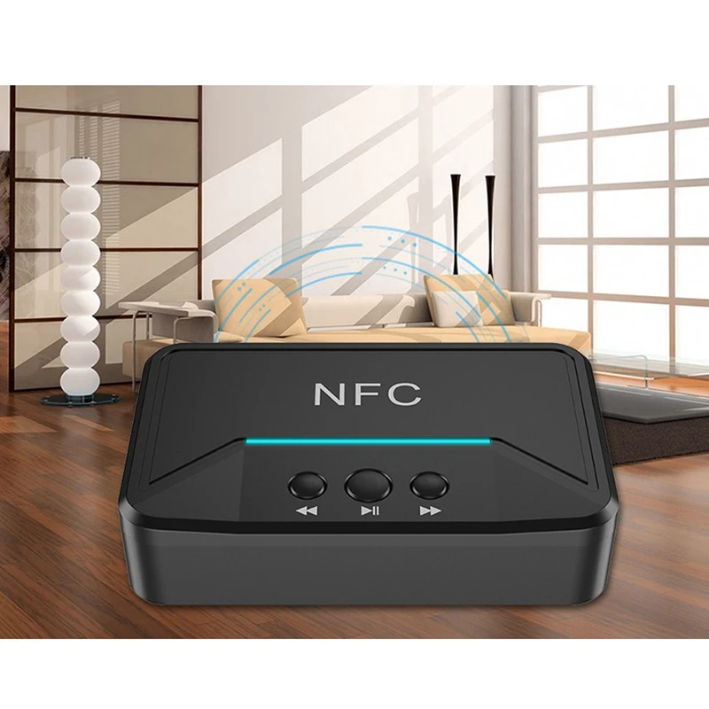Bluetooth-приемник NFC/USB-диск для чтения музыки стерео беспроводной адаптер 3 5 мм AUX/RCA