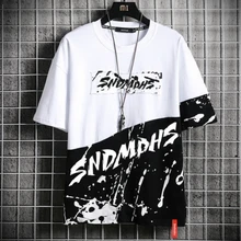 New Short-sleeved Men's T-shirt for Teenagers in Summer New Short-sleeved Men's T-shirt for Teenagers in Summer