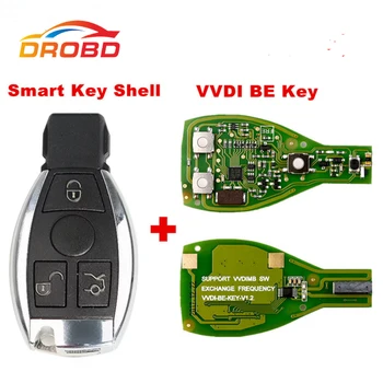 Xhorse VVDI BE Key Pro poprawiona wersja i dla Benz inteligentny klucz Shell 3 przycisk dla Mercedes Benz 3 przycisk Shell tanie i dobre opinie CREACLE CN (pochodzenie) Guangdong China (Mainland) DO ALL WE CAN DO Superior