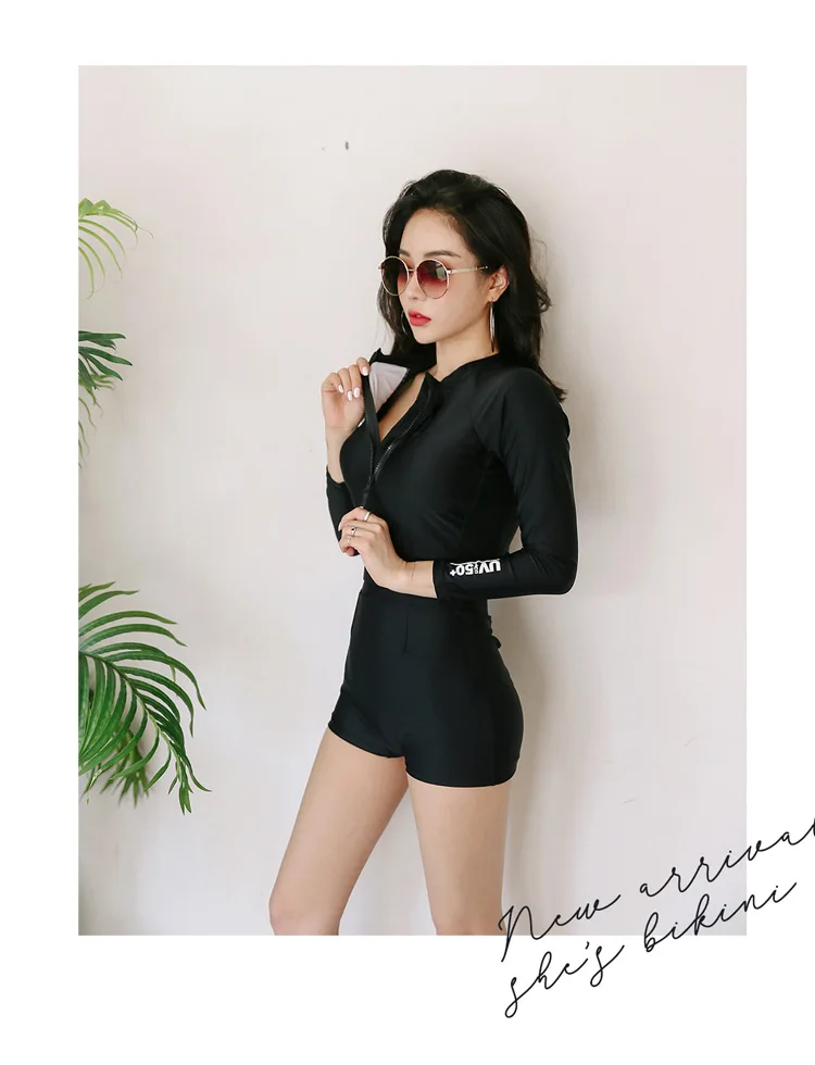 Женский купальник для серфинга Rashguard, большие размеры, купальные костюмы с длинными рукавами, женские спортивные костюмы для плавания, модные купальники, закрытые рубашки, бикини