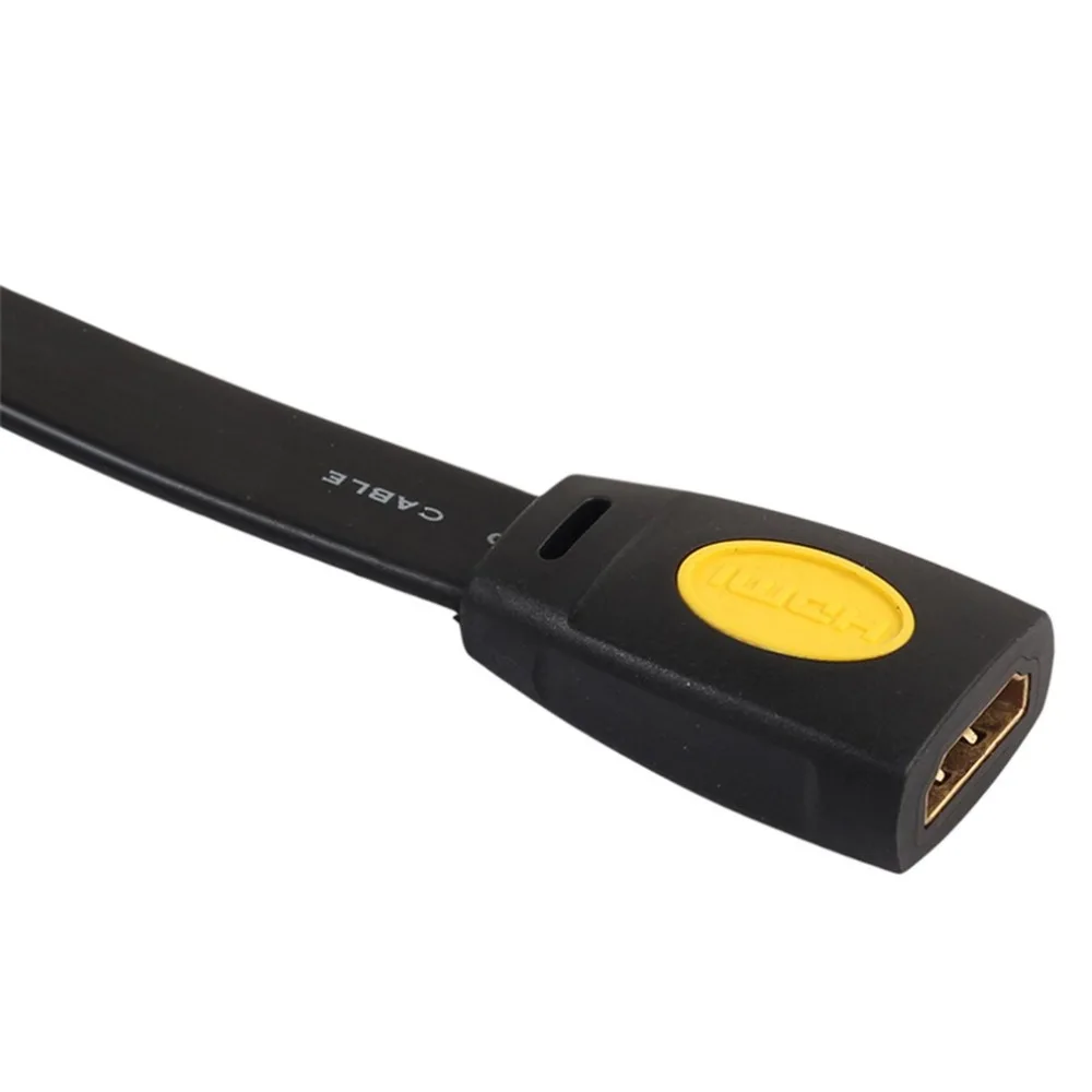Плоский HDMI удлинитель 4k Разрешение HDMI 2,0 мама HD удлинитель для ТВ набор коробка DVD для PS3/4 шт