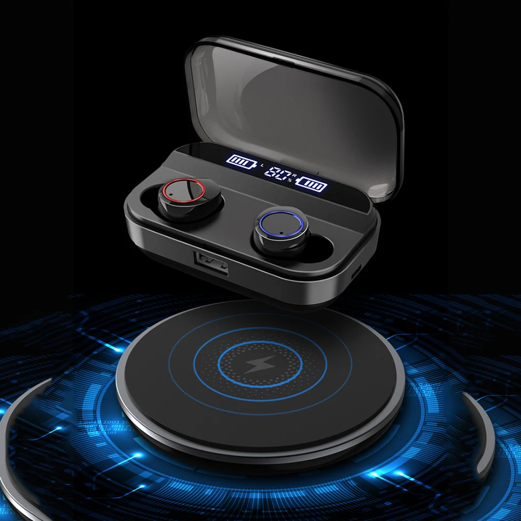 Bluetooth 5,0 наушники, мини наушники-вкладыши, беспроводные наушники с сенсорным управлением, водонепроницаемая гарнитура