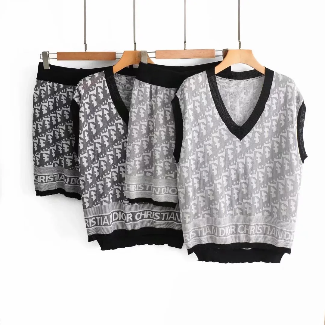 

Xy-201976 WOMEN'S Dress New Products Jacquard Retro Knitting Suit