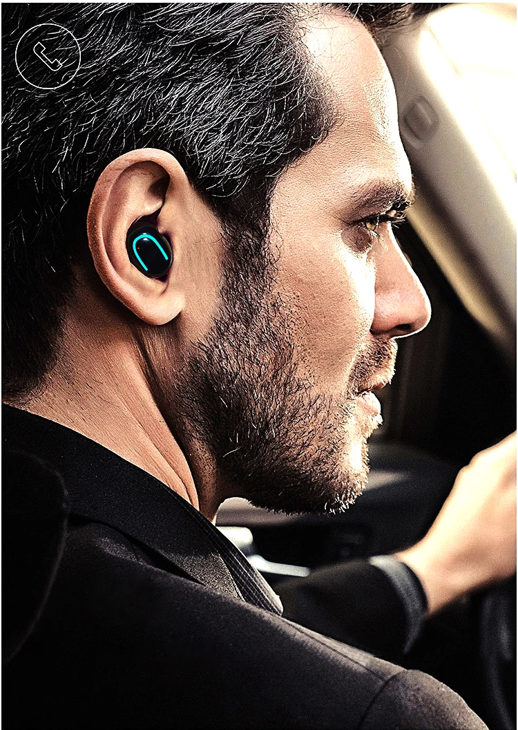 FBYEG беспроводные наушники Bluetooth 5,0 TWS гарнитура HIFI мини-наушники-вкладыши для спорта и бега Поддержка iOS/Android телефонов HD вызов