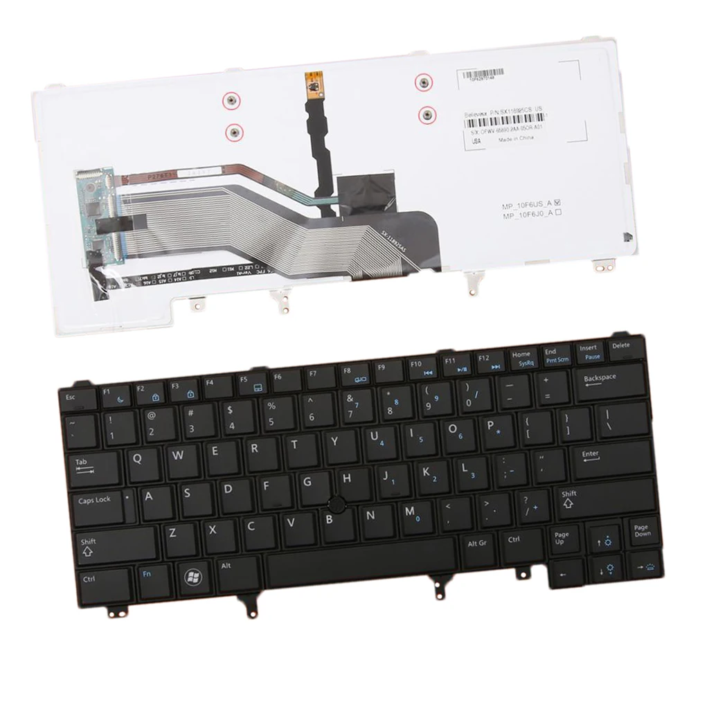 Американский Английский Qwerty Макет ноутбука Замена Keyobard для Dell широта E6420 E5420 E6320 E6430 Клавиатура ноутбука Новое поступление