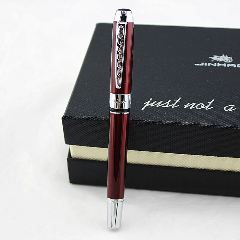 Jinhao 250 Высококачественная цветная Роскошная металлическая перьевая ручка школьные офисные канцелярские