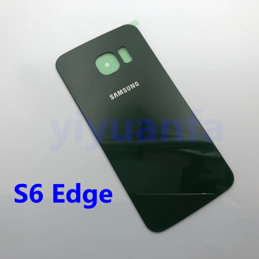 Чехол для аккумулятора S6 для samsung Galaxy S6 G920, задняя крышка G925 G928 S6 Edge S6+ S6Edge Plus, Задняя стеклянная крышка корпуса
