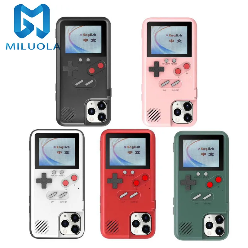 3D чехол Gameboy для Samsung S10 полноцветный дисплей с 36 играми задняя крышка телефона Iphone