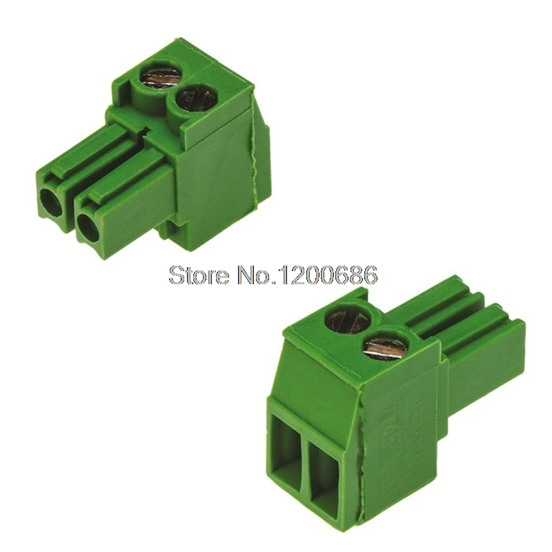 

TE Connectivity AMP Connectors 284506-2 TERM BLOCK PLUG 2 Position Terminal Block Plug Female Sockets 0.138" (3.50mm) Screw