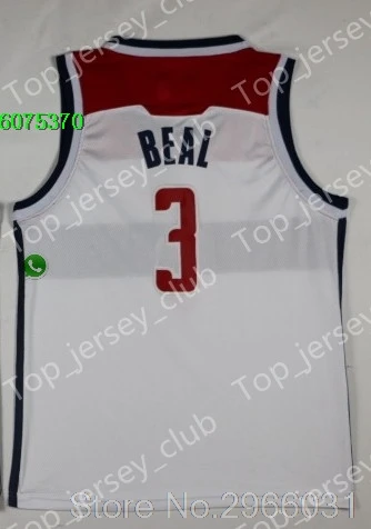 for men A+++ Качественная мужская футболка для взрослых#2 John Wall 3 Bradley Beal - Цвет: for men