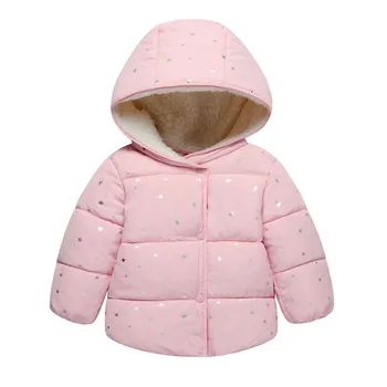

Baby girl jacket 2020 hot autumn and winter girls jacket jacket children warm hooded jacket children clothes baby girls jacket