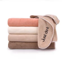 Water Absorbent Towel Swim Washcloth Bath Towel Cotton Drying Beach Towel Solid Eco-friendly Soft and Comfort face towel