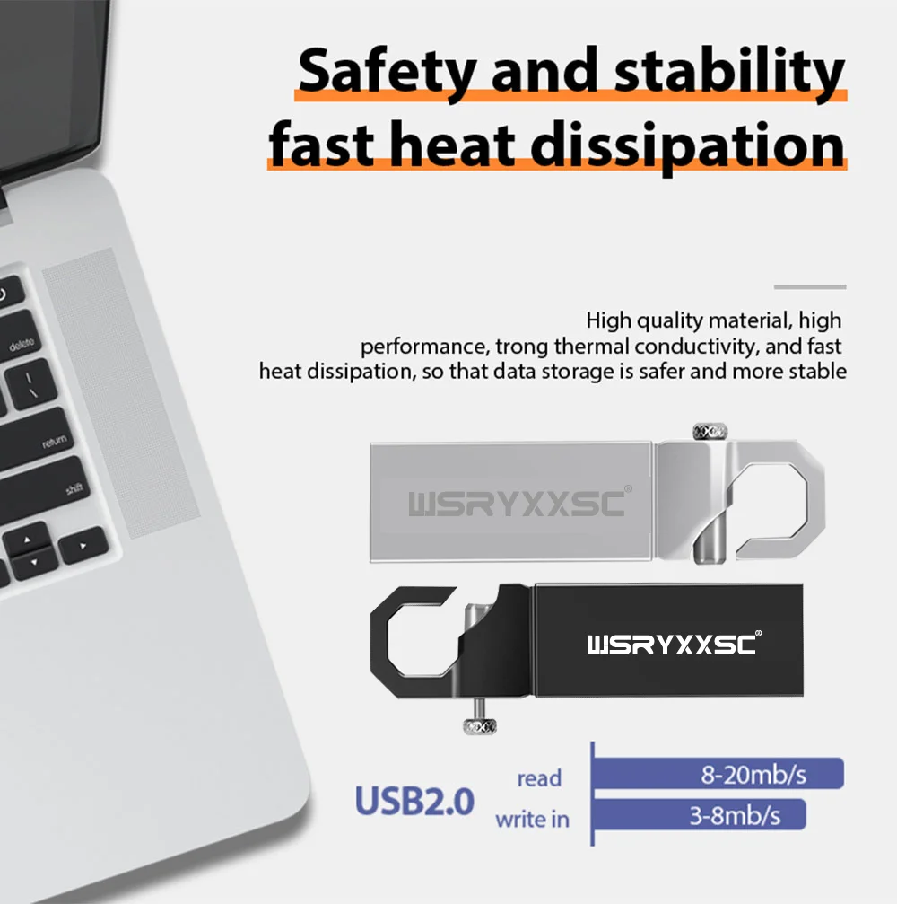 Металлический usb флеш-накопитель 32 Гб Водонепроницаемый 128 ГБ usb флеш-накопитель 16 Гб высокоскоростная карта памяти 64 Гб мини-флешка 8 ГБ 4 ГБ