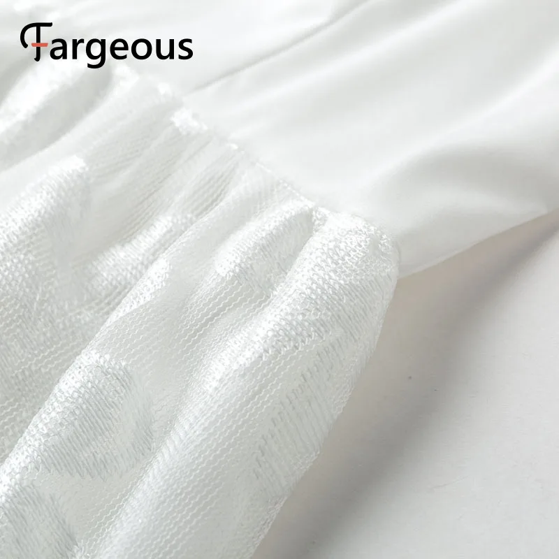 Fargeous элегантное Кружевное платье макси в стиле пэчворк женские летние Вечерние