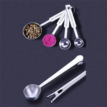 

Kitchen Seasoning Baking Set High Quality Stackable Stainless Steel Measuring Cup And Spoon Set Kitchen Accessories