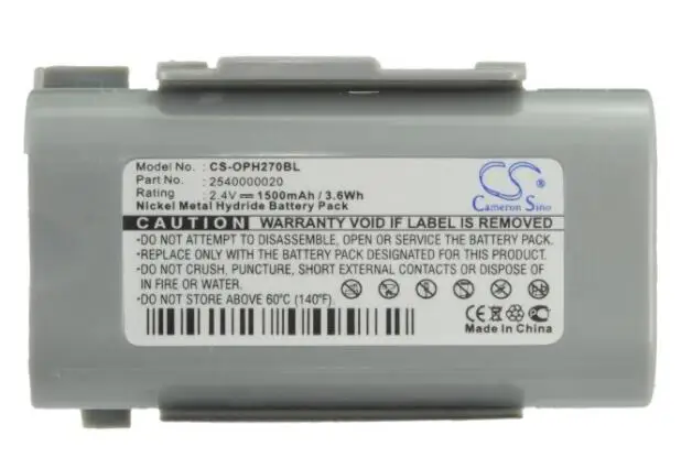 Cameron sino 1500mah аккумулятор для оптикон PHL-2700 PHL-2700 RFID 2540000020 штрих-код, аккумулятор сканера