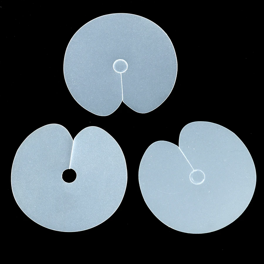 

50pcs/lot SHUOHAN Plastic Hair Extension Heat Fusion Protector Shield Template Disk Scalp Seperator
