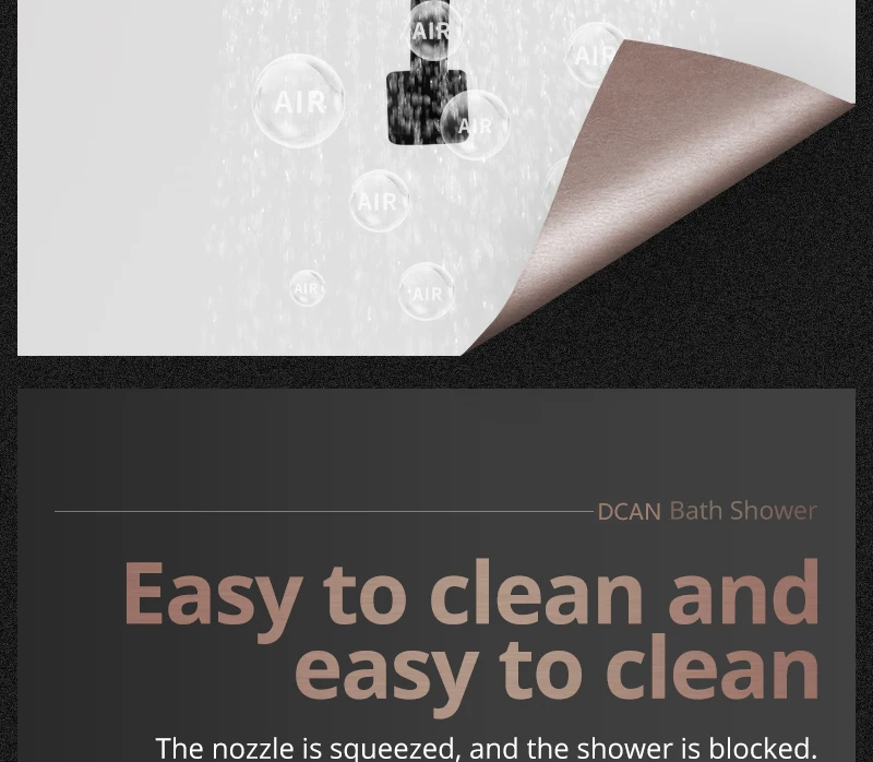 Black Button Shower Set Thermostatic Shower Set In-Wall Brass Touch 6 x 10 inch Faucet Shower System (16)